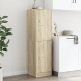 vidaXL Apothecary Cabinet?Sonoma Oak 40x41x144.5 cm Engineered Wood