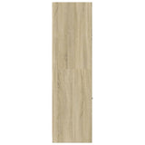 vidaXL Apothecary Cabinet?Sonoma Oak 40x41x144.5 cm Engineered Wood