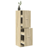 vidaXL Apothecary Cabinet?Sonoma Oak 40x41x144.5 cm Engineered Wood