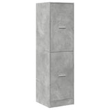 vidaXL Apothecary Cabinet?Concrete Grey 40x41x144.5 cm Engineered Wood