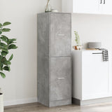 vidaXL Apothecary Cabinet?Concrete Grey 40x41x144.5 cm Engineered Wood