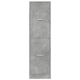 vidaXL Apothecary Cabinet?Concrete Grey 40x41x144.5 cm Engineered Wood