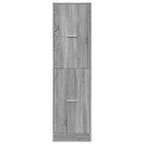 vidaXL Apothecary Cabinet?Grey Sonoma 40x41x144.5 cm Engineered Wood