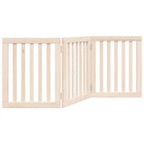 vidaXL Dog Gate Foldable 3 Panels 150 cm Poplar Wood