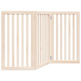 vidaXL Dog Gate Foldable 3 Panels 150 cm Poplar Wood