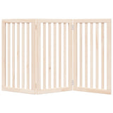 vidaXL Dog Gate Foldable 3 Panels 150 cm Poplar Wood