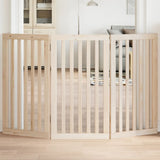 vidaXL Dog Gate Foldable 3 Panels 150 cm Poplar Wood