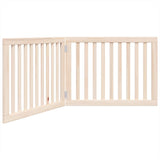 vidaXL Dog Gate Foldable 2 Panels 160 cm Poplar Wood