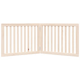 vidaXL Dog Gate Foldable 2 Panels 160 cm Poplar Wood