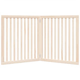 vidaXL Dog Gate Foldable 2 Panels 160 cm Poplar Wood