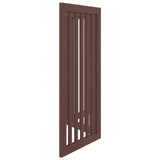 vidaXL Dog Gate Foldable 3 Panels Brown 150 cm Poplar Wood