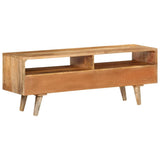 vidaXL TV Cabinet 140x30x41 cm Solid Wood Mango