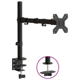 vidaXL Monitor Mount Black Steel VESA 75/100 mm