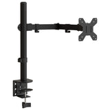 vidaXL Monitor Mount Black Steel VESA 75/100 mm