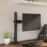 vidaXL Monitor Mount Black Steel VESA 75/100 mm