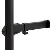 vidaXL Monitor Mount Black Steel VESA 75/100 mm