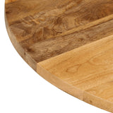 vidaXL Table Top  90x3.8 cm Round Solid Wood Mango