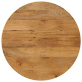 vidaXL Table Top  90x3.8 cm Round Solid Wood Mango