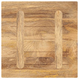 vidaXL Table Top 50x50x2.5 cm Square Solid Wood Mango