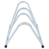 vidaXL Bicycle Stand for 4 Bikes Floor Freestanding Galvanised Steel