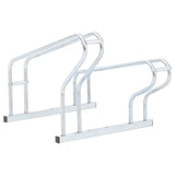 vidaXL Bicycle Stand for 2 Bikes Floor Freestanding Galvanised Steel