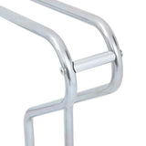 vidaXL Bicycle Stand for 5 Bikes Floor Freestanding Galvanised Steel