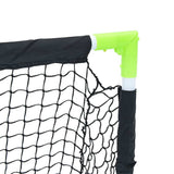 vidaXL Kids' Football Goal Foldable Black 90x64x64 cm