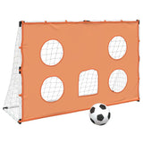 vidaXL Kids' Football Goal with Targeting Mat and Ball 182x62x118 cm