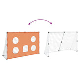 vidaXL Kids' Football Goal with Targeting Mat and Ball 182x62x118 cm