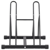 vidaXL Bicycle Stand for 2 Bikes Floor Freestanding Steel