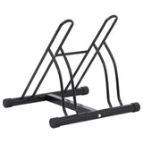 vidaXL Bicycle Stand for 2 Bikes Floor Freestanding Steel