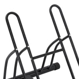 vidaXL Bicycle Stand for 2 Bikes Floor Freestanding Steel