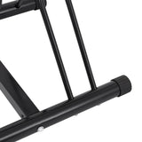 vidaXL Bicycle Stand for 2 Bikes Floor Freestanding Steel