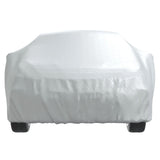 vidaXL Car Cover for Sedan with Buckle Straps Full Silver L