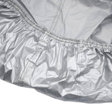 vidaXL Car Cover for Sedan with Buckle Straps Full Silver XL