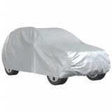 vidaXL Car Cover for SUV with Buckle Straps Full Silver L