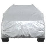 vidaXL Car Cover for SUV with Buckle Straps Full Silver L