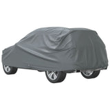 vidaXL Car Cover for SUV Full Grey M Non-Woven Fabric