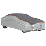 vidaXL Car Cover for Sedan Hail Protection Full S Grey and Silver