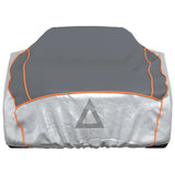 vidaXL Car Cover for Sedan Hail Protection Full S Grey and Silver