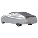 vidaXL Car Cover for Sedan Hail Protection Full S Grey and Silver