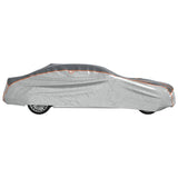 vidaXL Car Cover for Sedan Hail Protection Full L Grey and Silver