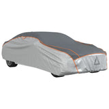 vidaXL Car Cover for Sedan Hail Protection Full XL Grey and Silver