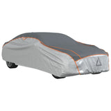 vidaXL Car Cover for Sedan Hail Protection Full XXL Grey and Silver