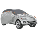 vidaXL Car Cover for SUV Hail Protection Full M Grey and Silver