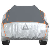 vidaXL Car Cover for SUV Hail Protection Full M Grey and Silver