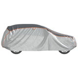 vidaXL Car Cover for SUV Hail Protection Full M Grey and Silver