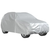 vidaXL Car Cover for SUV with Buckle Straps Full Silver M PEVA