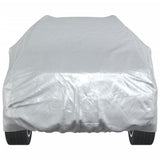 vidaXL Car Cover for SUV with Buckle Straps Full Silver M PEVA