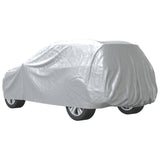 vidaXL Car Cover for SUV with Buckle Straps Full Silver M PEVA